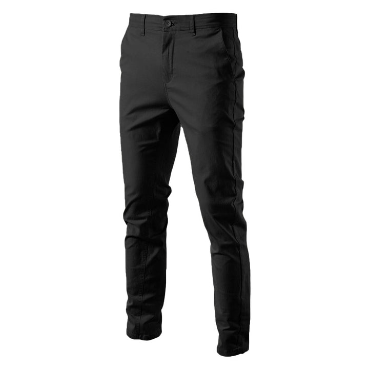 Herren Chino-byxor med smal passform och elastisk midja Mirla-Eva Jonsson