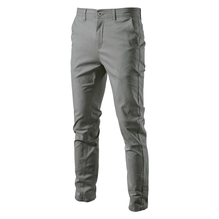 Herren Chino-byxor med smal passform och elastisk midja Mirla-Eva Jonsson