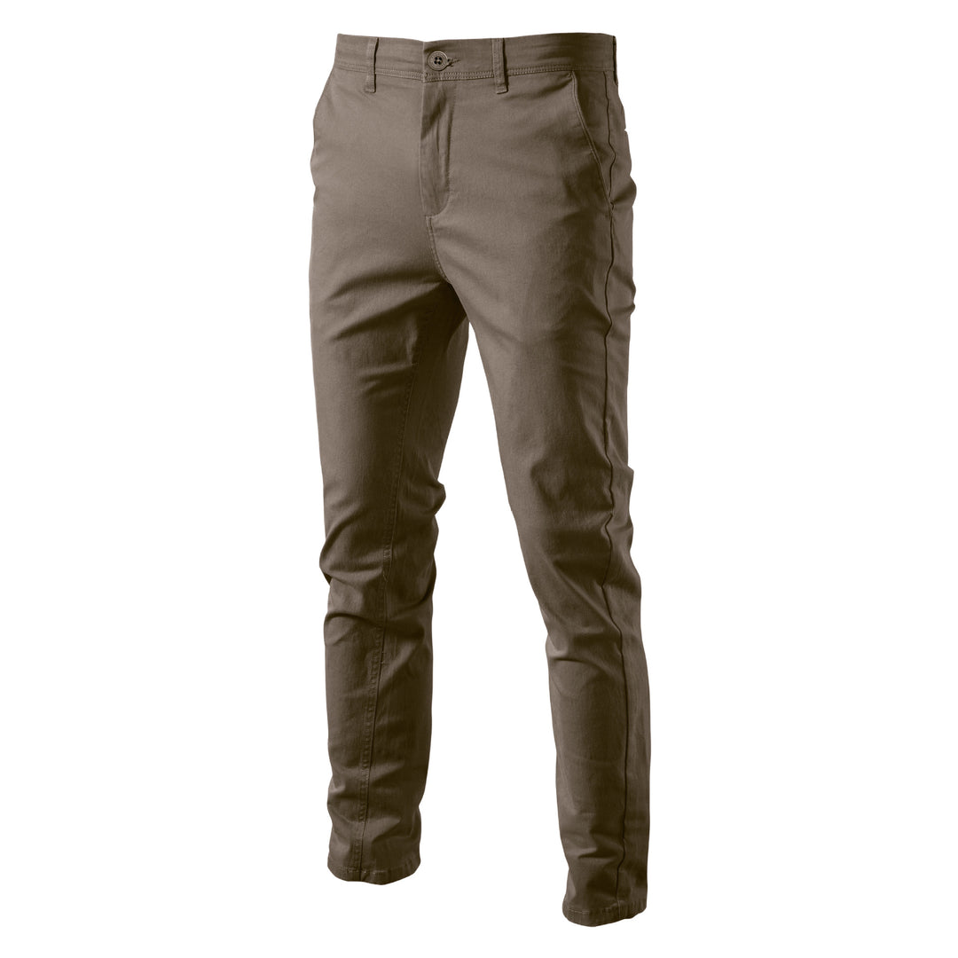 Herren Chino-byxor med smal passform och elastisk midja Mirla-Eva Jonsson
