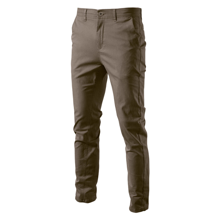 Herren Chino-byxor med smal passform och elastisk midja Mirla-Eva Jonsson