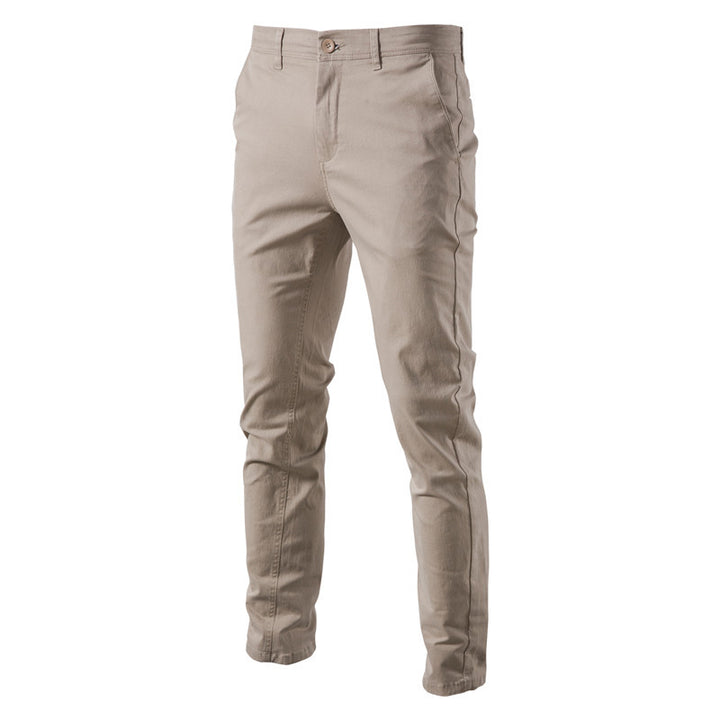 Herren Chino-byxor med smal passform och elastisk midja Mirla-Eva Jonsson