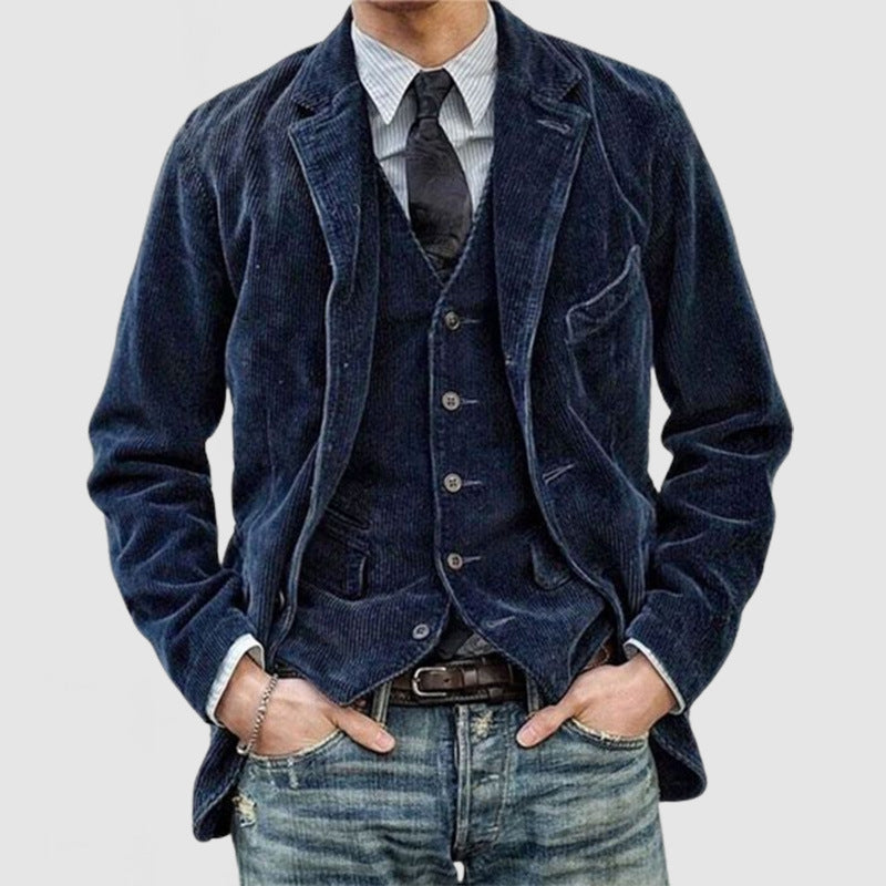 Herren Cordblazer med stiligt snitt Eva Jonsson-Eva Jonsson