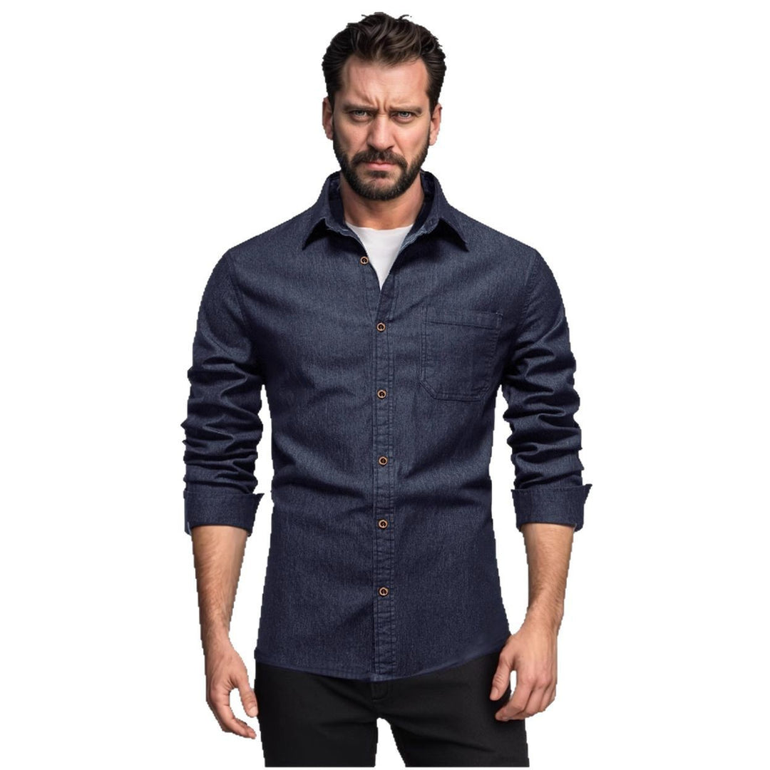 Herren Denim Skjorta Mirla-Eva Jonsson