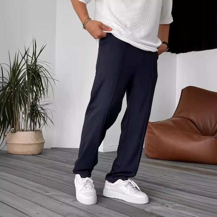 Herren Eleganta och Bekväma Chino-byxor med Fickor Mirla-Eva Jonsson
