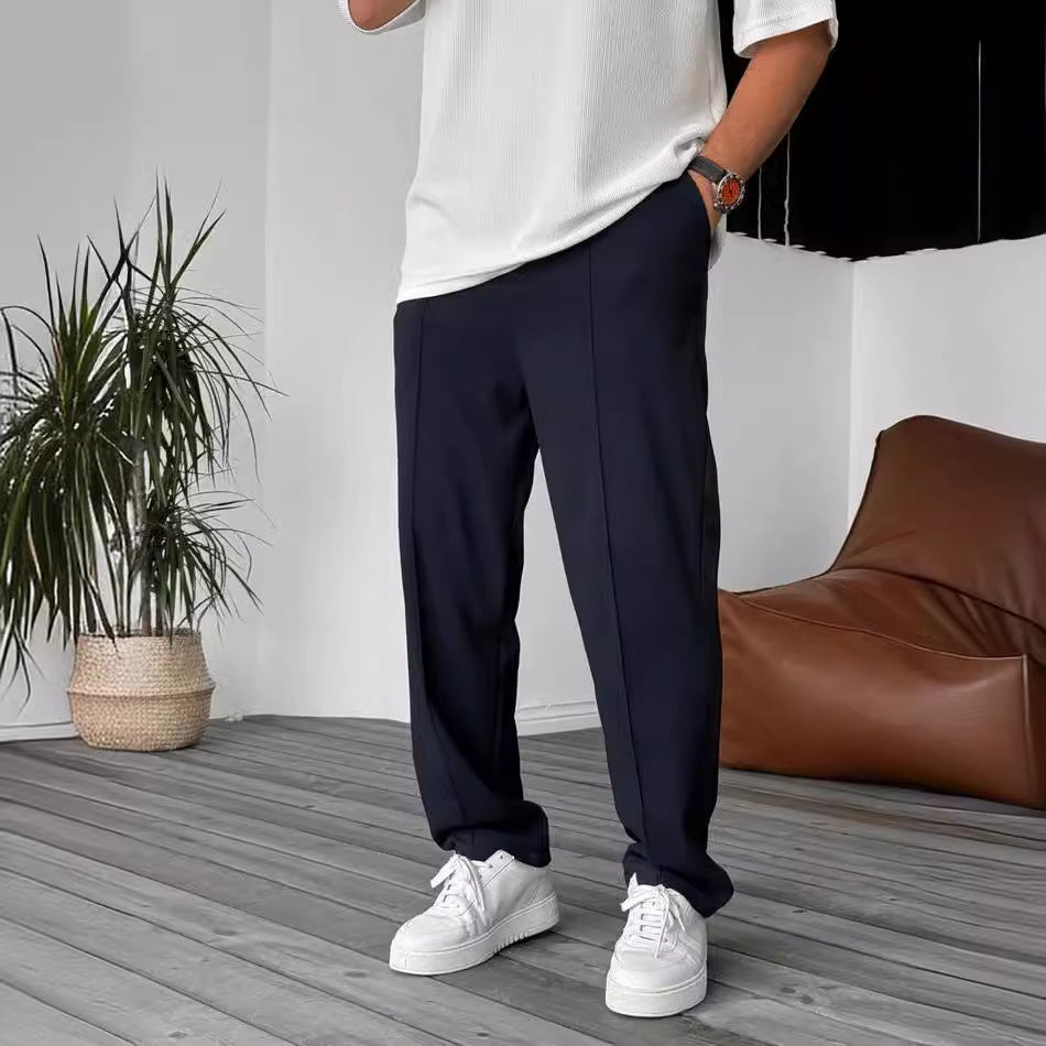Herren Eleganta och Bekväma Chino-byxor med Fickor Mirla-Eva Jonsson