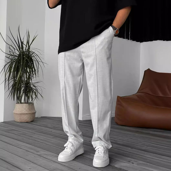 Herren Eleganta och Bekväma Chino-byxor med Fickor Mirla-Eva Jonsson
