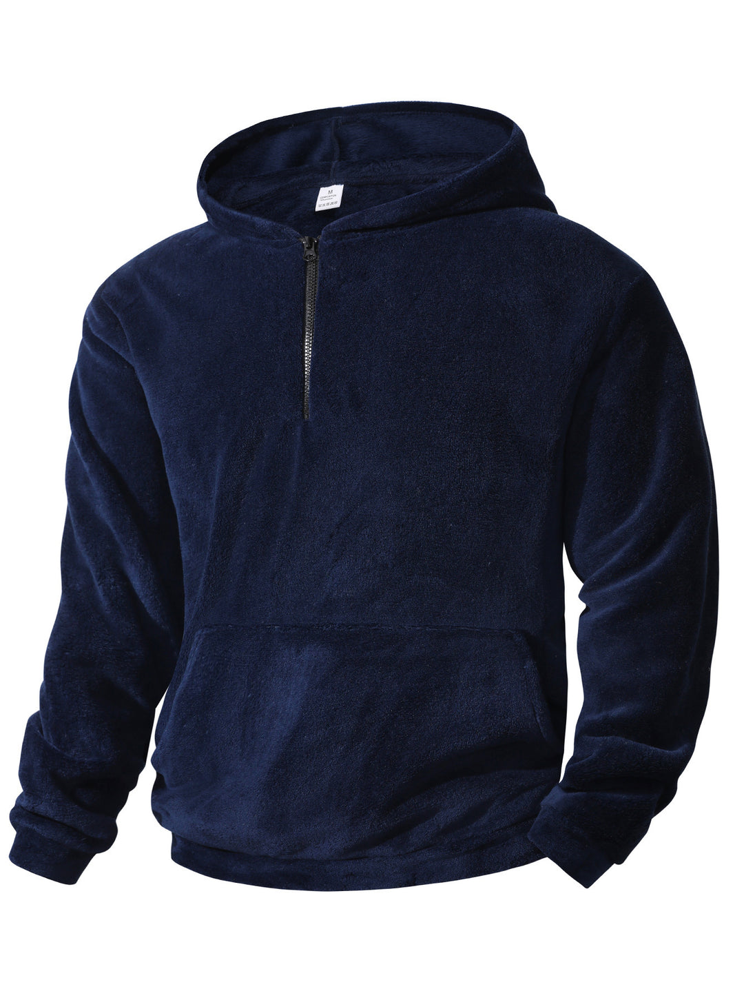 Herren Fleece-Hoodie med innovativ kort dragkedja Mirla-Eva Jonsson