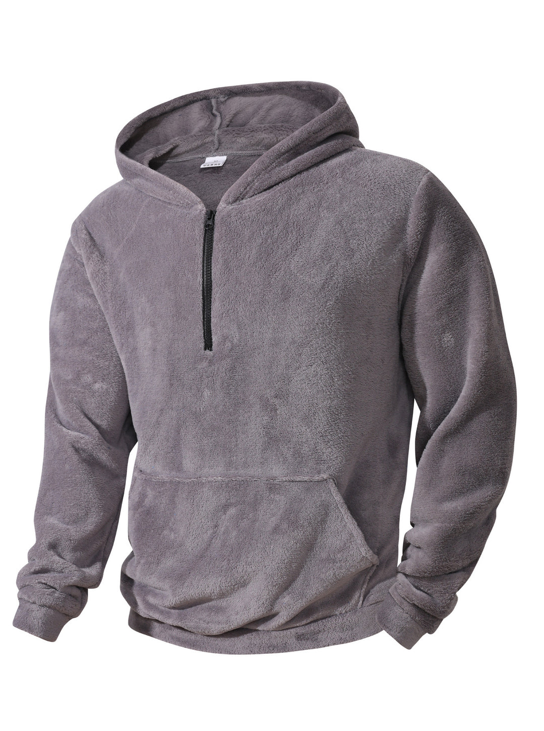 Herren Fleece-Hoodie med innovativ kort dragkedja Mirla-Eva Jonsson