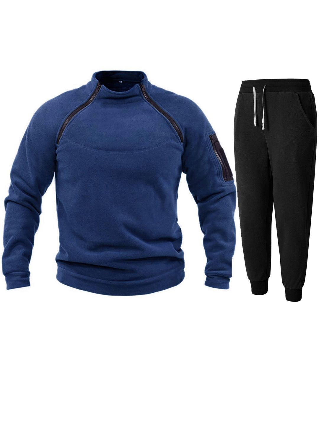 Herren Funktions-Fleecejacka med elastiska sportbyxor Eva Jonsson-Eva Jonsson