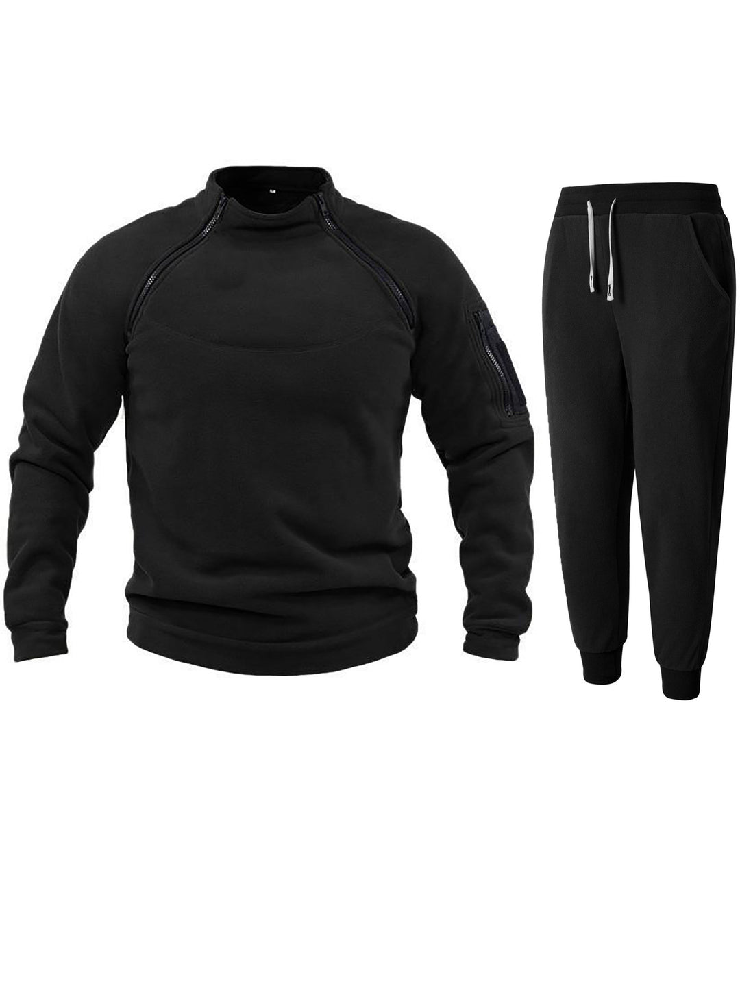 Herren Funktions-Fleecejacka med elastiska sportbyxor Eva Jonsson-Eva Jonsson