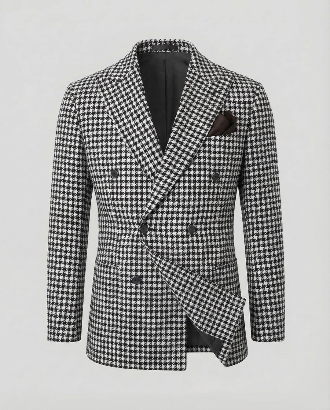 Herren Hahnentritt Blazer Klassisk-Eva Jonsson