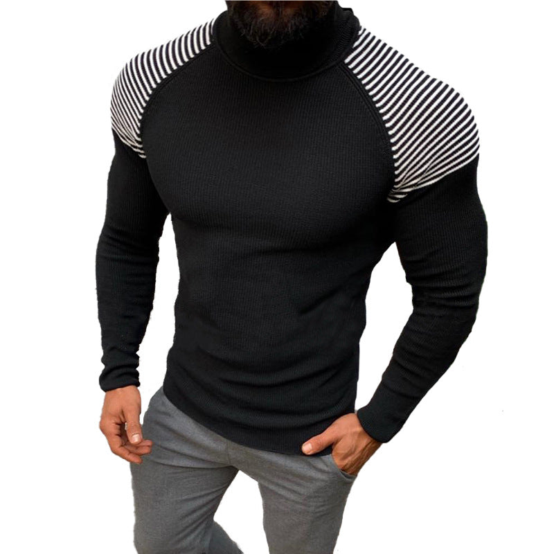 Herren Hochwertiger Funktionspullover mit modischem Stehkragen und strukturiertem Design Mirla-Eva Jonsson