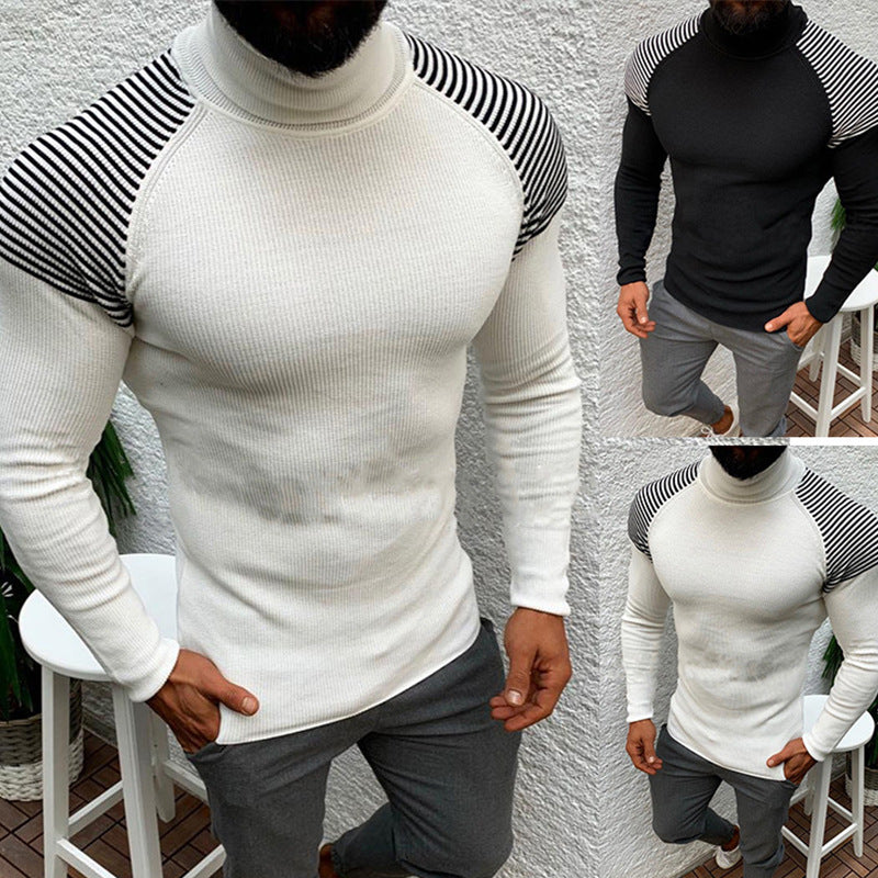 Herren Hochwertiger Funktionspullover mit modischem Stehkragen und strukturiertem Design Mirla-Eva Jonsson