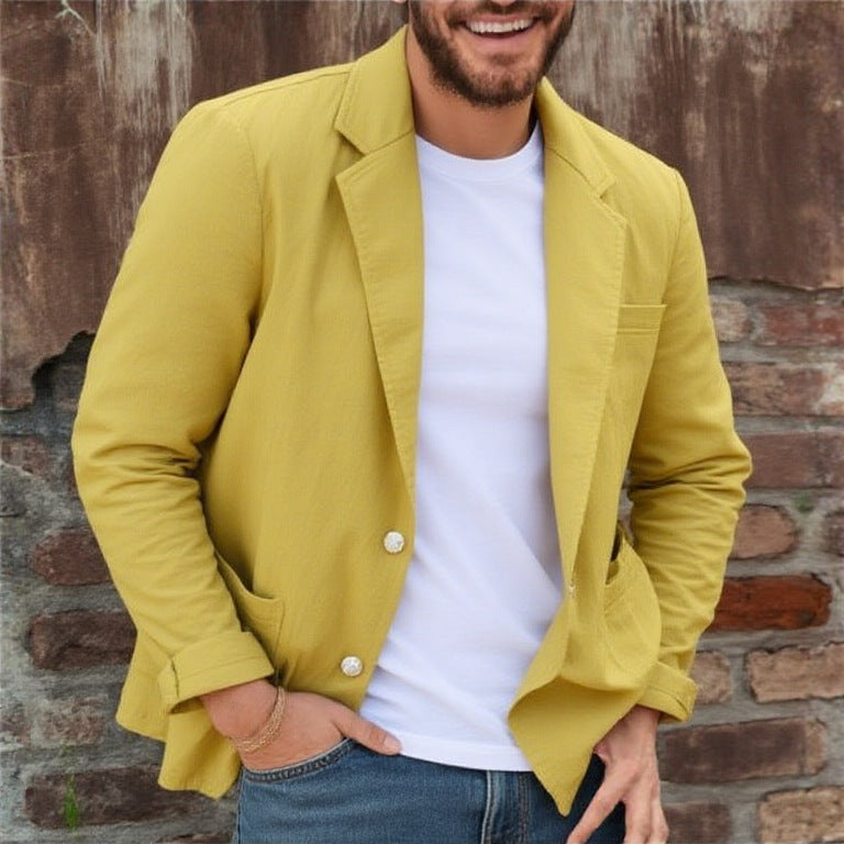 Herren Jersey Blazer lätt med fickor-Eva Jonsson