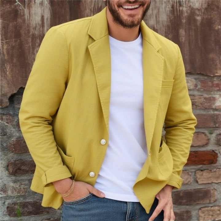 Herren Jersey Blazer lätt med fickor-Eva Jonsson