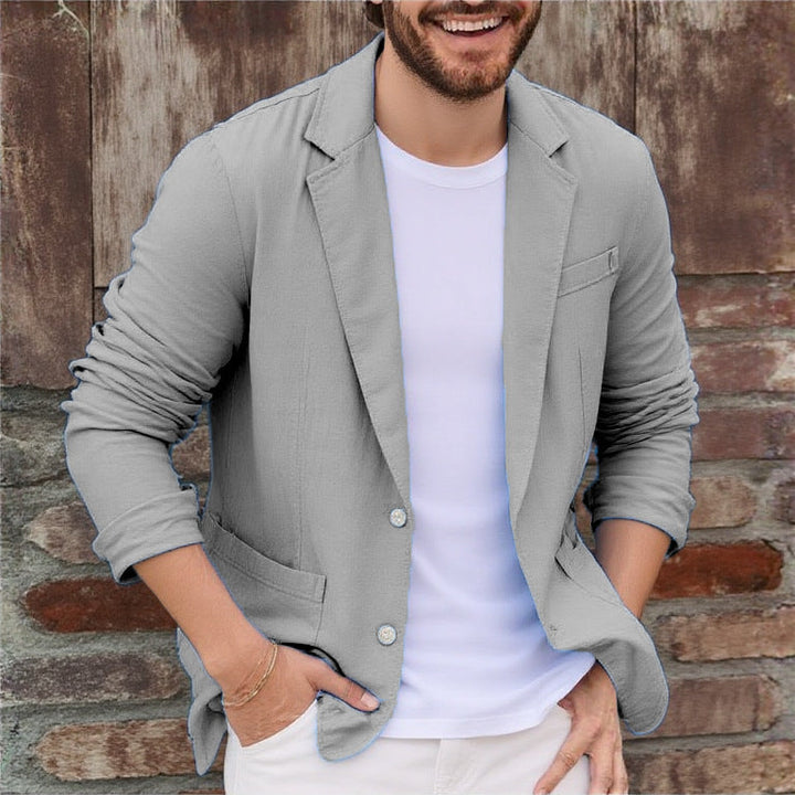 Herren Jersey Blazer lätt med fickor-Eva Jonsson