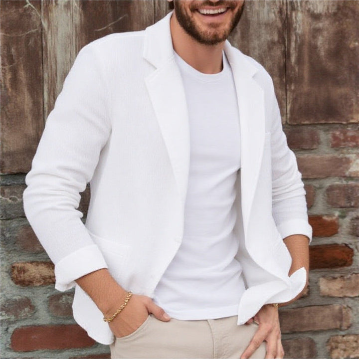 Herren Jersey Blazer lätt med fickor-Eva Jonsson