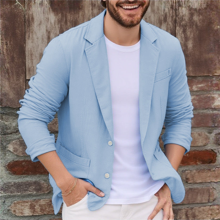Herren Jersey Blazer lätt med fickor-Eva Jonsson