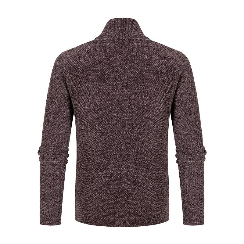 Herren Kofta med modern sjalkrage och fint strukturmönster Mirla-Eva Jonsson