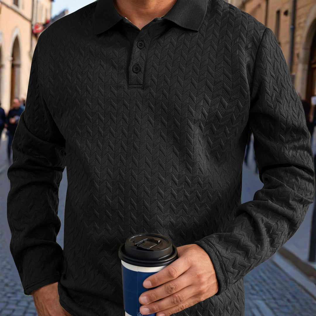 Herren Långärmad Poloshirt Mirla-Eva Jonsson