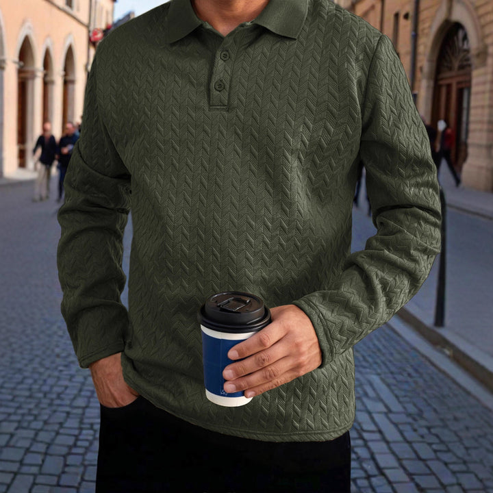 Herren Långärmad Poloshirt Mirla-Eva Jonsson