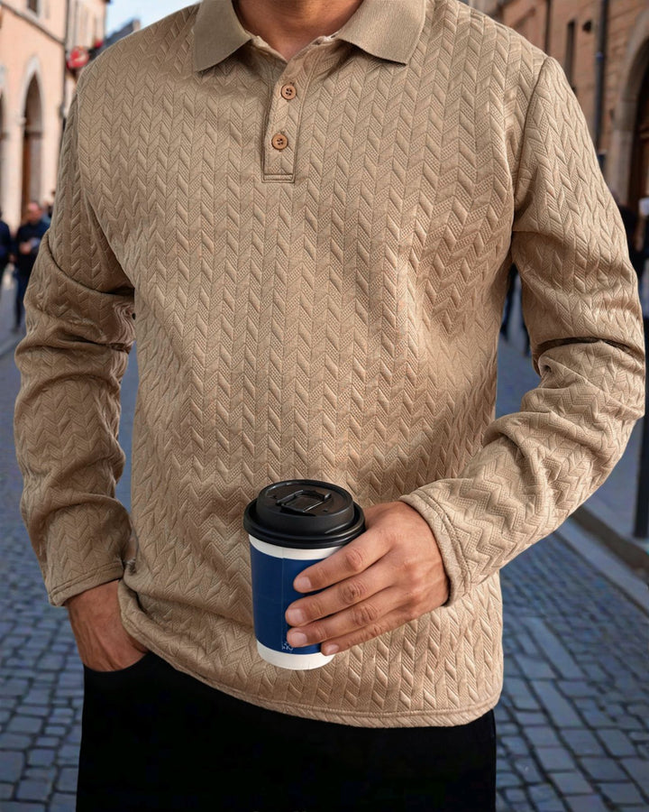 Herren Långärmad Poloshirt Mirla-Eva Jonsson