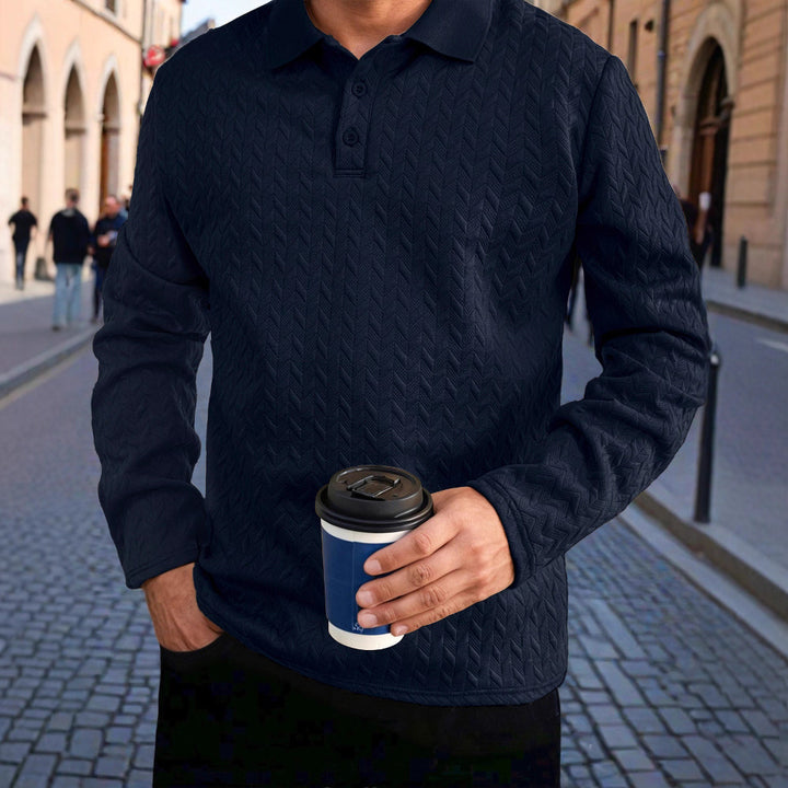 Herren Långärmad Poloshirt Mirla-Eva Jonsson