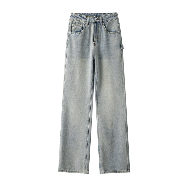Herren Löst skurna jeans med hög midja och praktiska fickor Mirla-Eva Jonsson