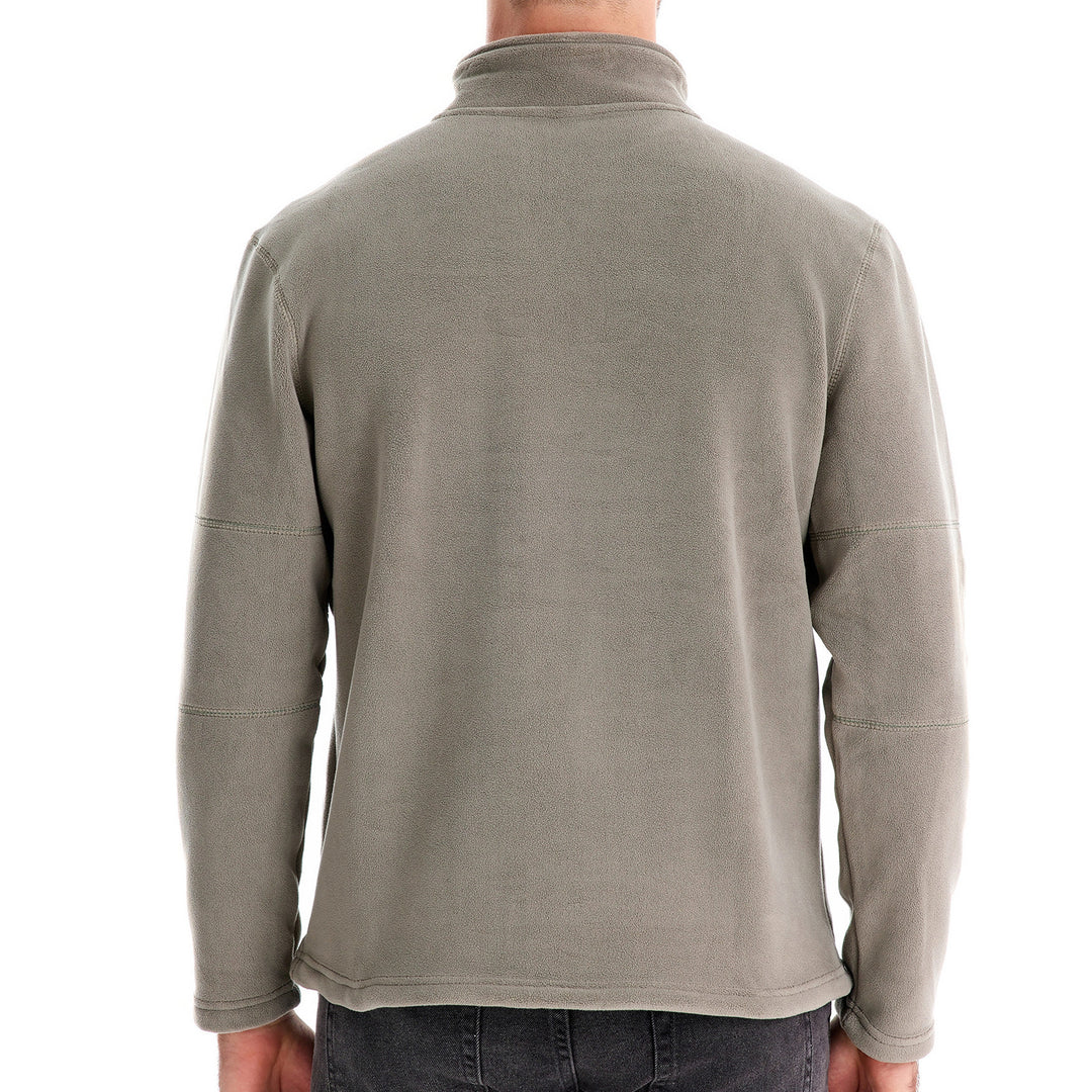 Herren Mikrofleece-pullover med halvmeter dragkedja Mirla-Eva Jonsson