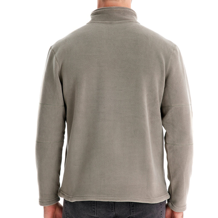 Herren Mikrofleece-pullover med halvmeter dragkedja Mirla-Eva Jonsson