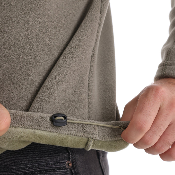 Herren Mikrofleece-pullover med halvmeter dragkedja Mirla-Eva Jonsson