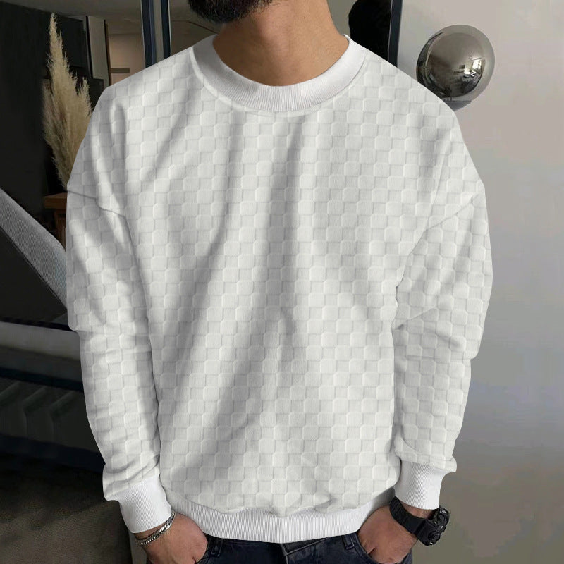 Herren Modernt Sweatshirt med Strukturerad Design Eva Jonsson-Eva Jonsson
