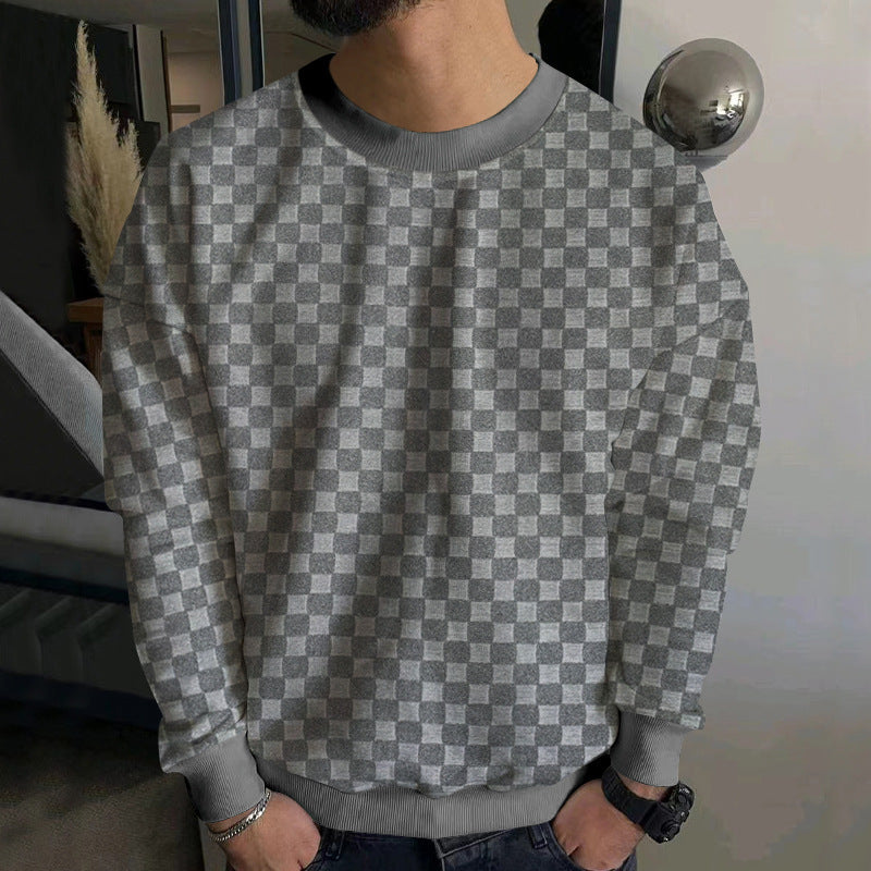 Herren Modernt Sweatshirt med Strukturerad Design Eva Jonsson-Eva Jonsson