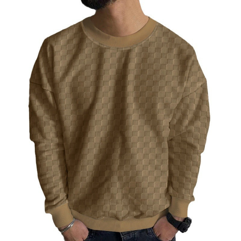 Herren Modernt Sweatshirt med Strukturerad Design Eva Jonsson-Eva Jonsson