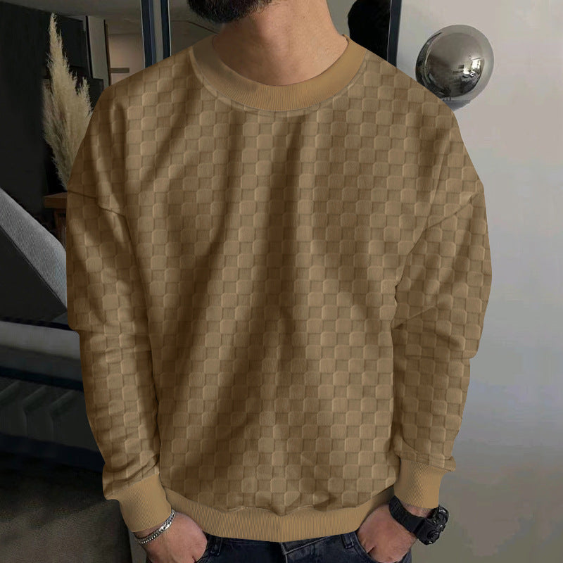 Herren Modernt Sweatshirt med Strukturerad Design Eva Jonsson-Eva Jonsson