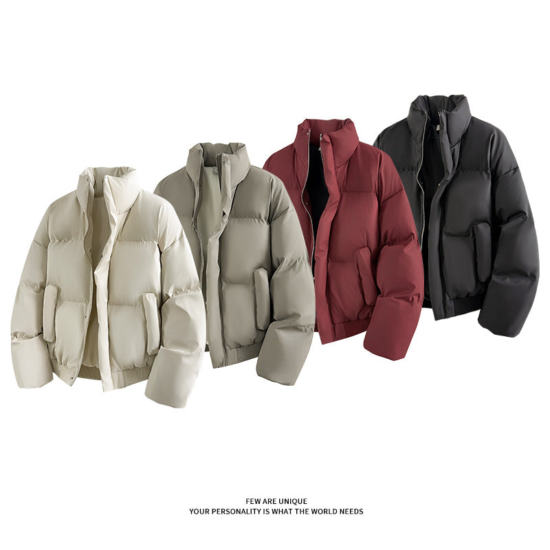Herren Modische Steppjacke mit hohem Kragen und praktischen Taschen Eva Jonsson-Eva Jonsson