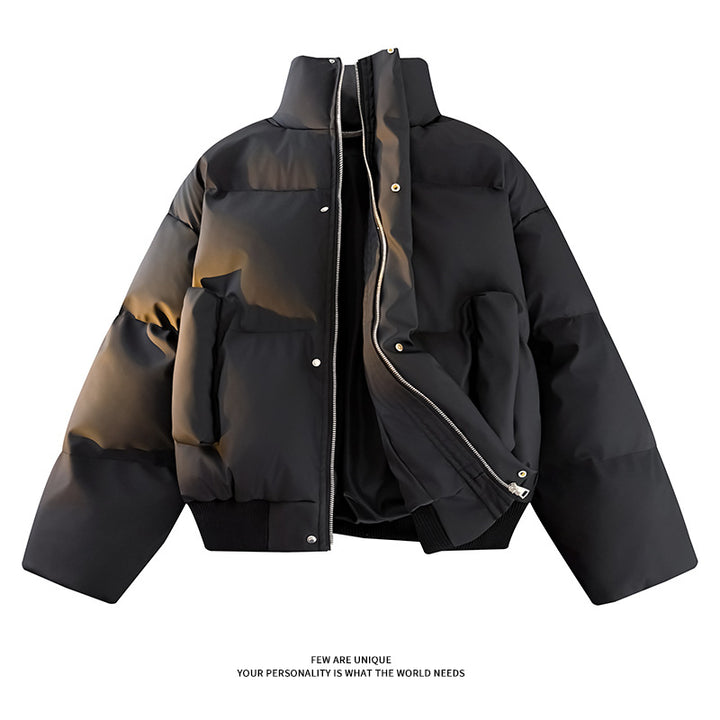 Herren Modische Steppjacke mit hohem Kragen und praktischen Taschen Mirla-Eva Jonsson