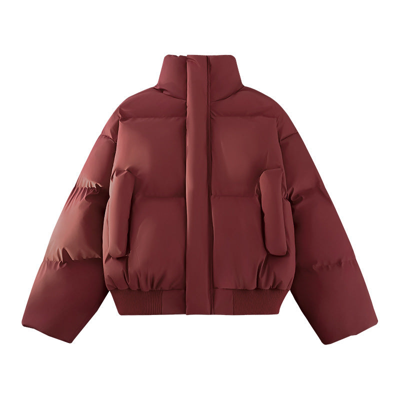 Herren Modische Steppjacke mit hohem Kragen und praktischen Taschen Mirla-Eva Jonsson
