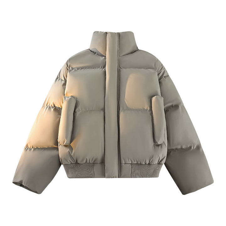 Herren Modische Steppjacke mit hohem Kragen und praktischen Taschen Mirla-Eva Jonsson