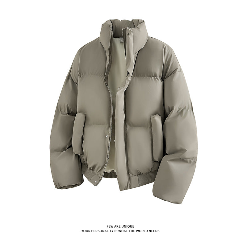 Herren Modische Steppjacke mit hohem Kragen und praktischen Taschen Mirla-Eva Jonsson