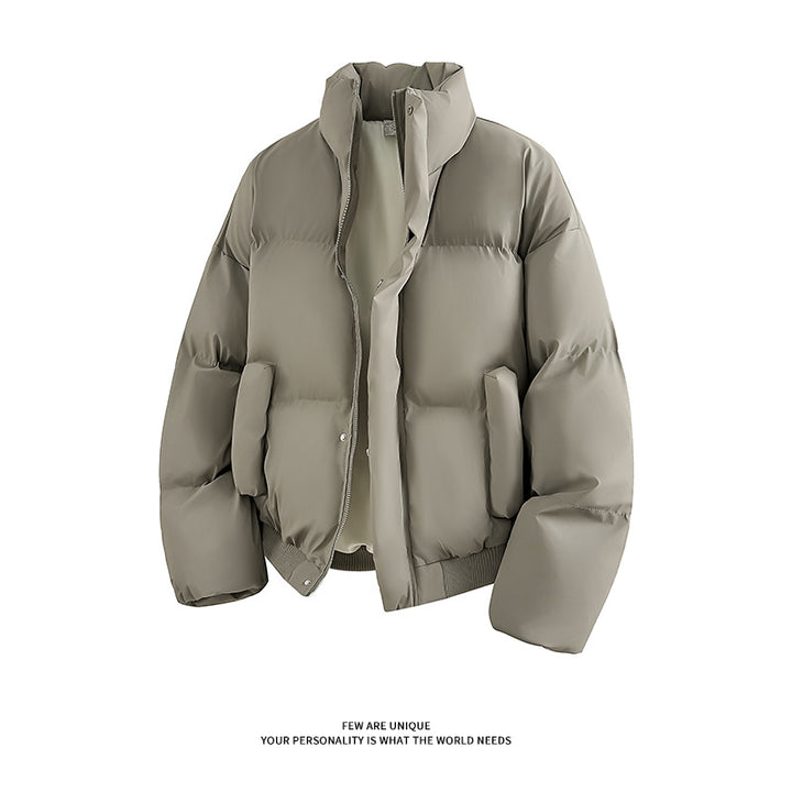 Herren Modische Steppjacke mit hohem Kragen und praktischen Taschen Mirla-Eva Jonsson