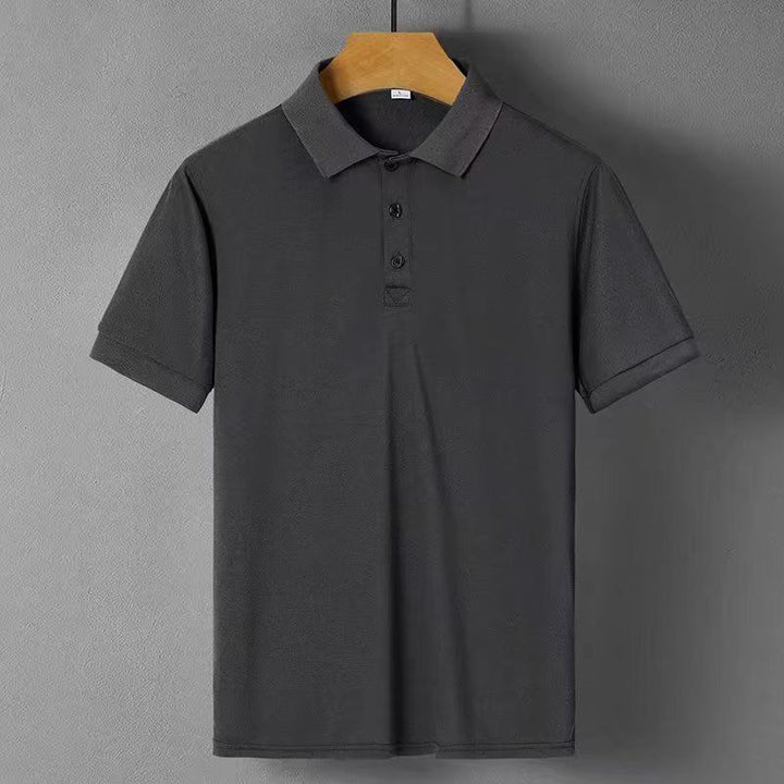 Herren Polo-Shirt med kroppsbetonad skärning och högkvalitativ Pique-textur Mirla-Eva Jonsson
