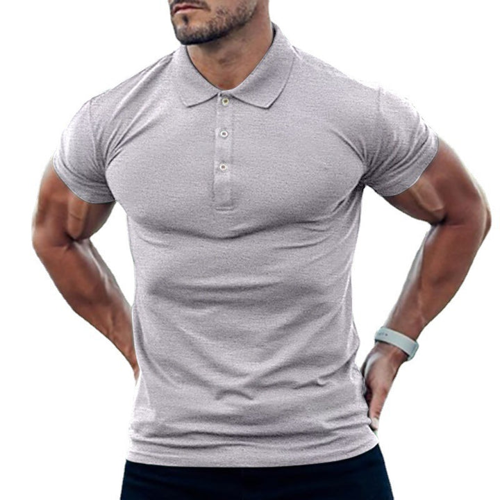 Herren Polo-Shirt med kroppsbetonad skärning och högkvalitativ Pique-textur Mirla-Eva Jonsson