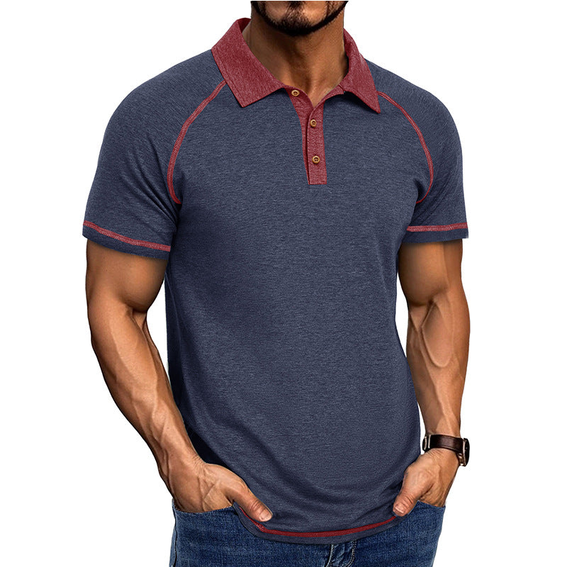 Herren Polo-Skjorta med modern Raglan-skärning Mirla-Eva Jonsson