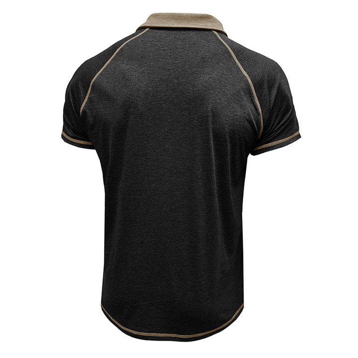 Herren Polo-Skjorta med modern Raglan-skärning Mirla-Eva Jonsson