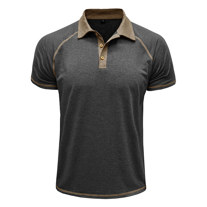 Herren Polo-Skjorta med modern Raglan-skärning Mirla-Eva Jonsson
