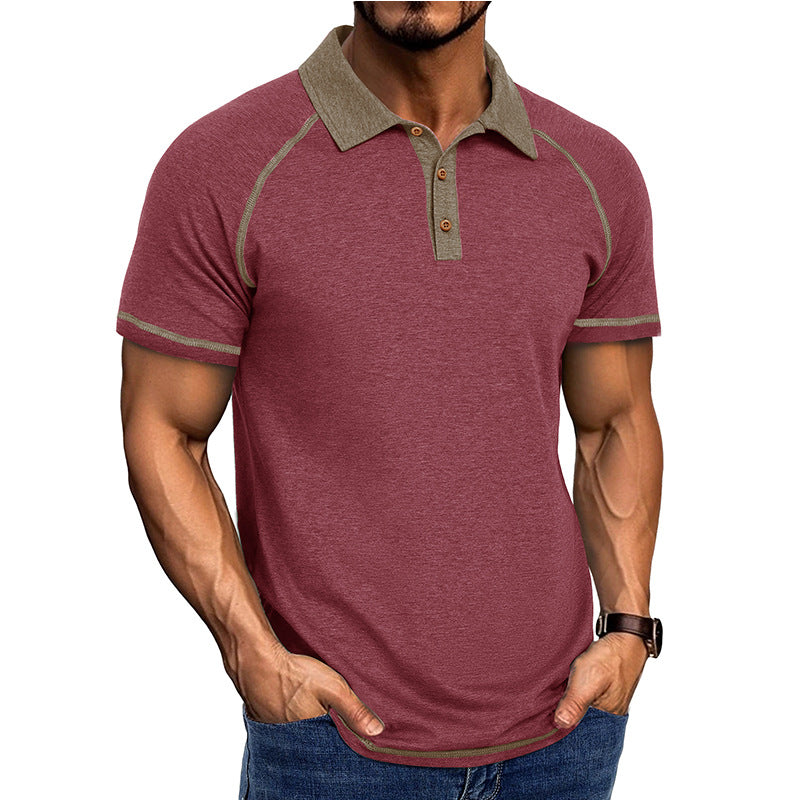 Herren Polo-Skjorta med modern Raglan-skärning Mirla-Eva Jonsson