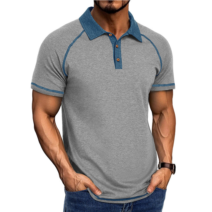 Herren Polo-Skjorta med modern Raglan-skärning Mirla-Eva Jonsson