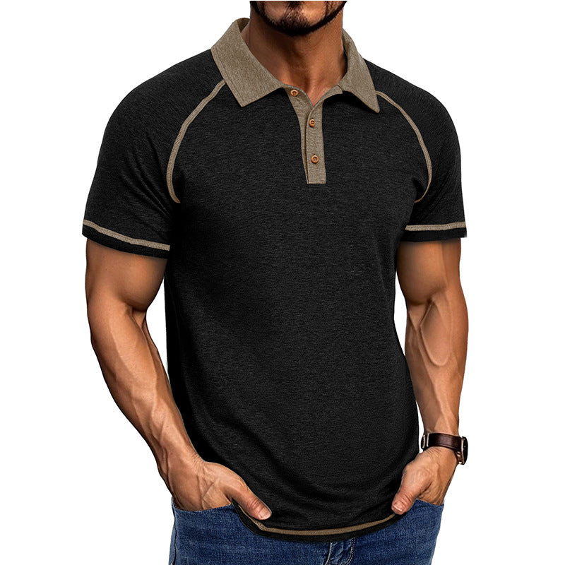 Herren Polo-Skjorta med modern Raglan-skärning Mirla-Eva Jonsson
