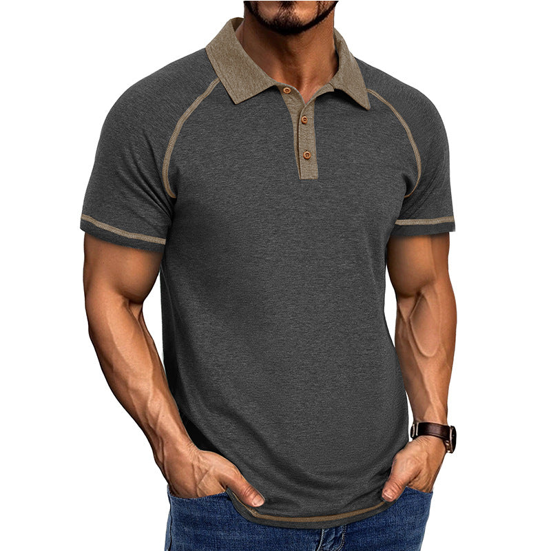 Herren Polo-Skjorta med modern Raglan-skärning Mirla-Eva Jonsson